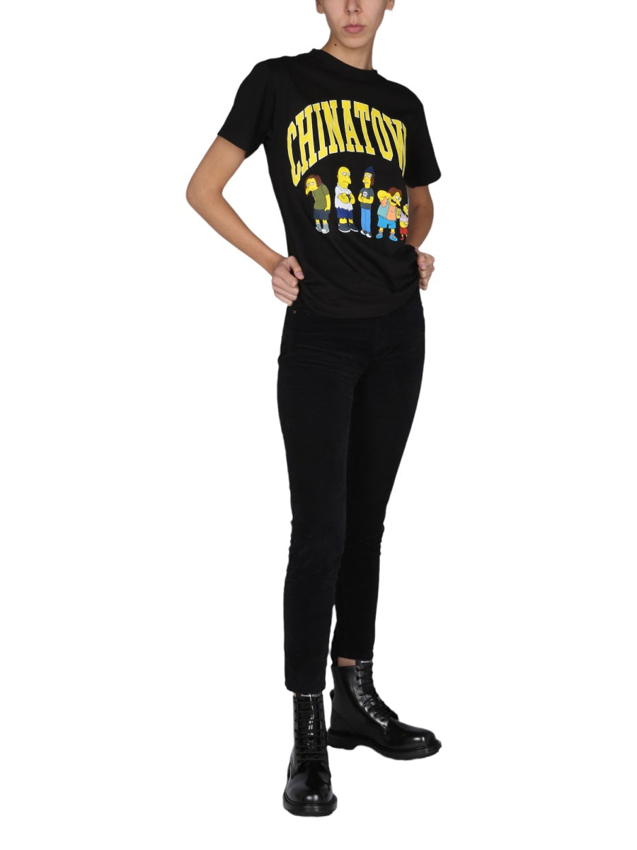 Chinatown Market x The Simpsons T shirts - Black | Wanan Luxury