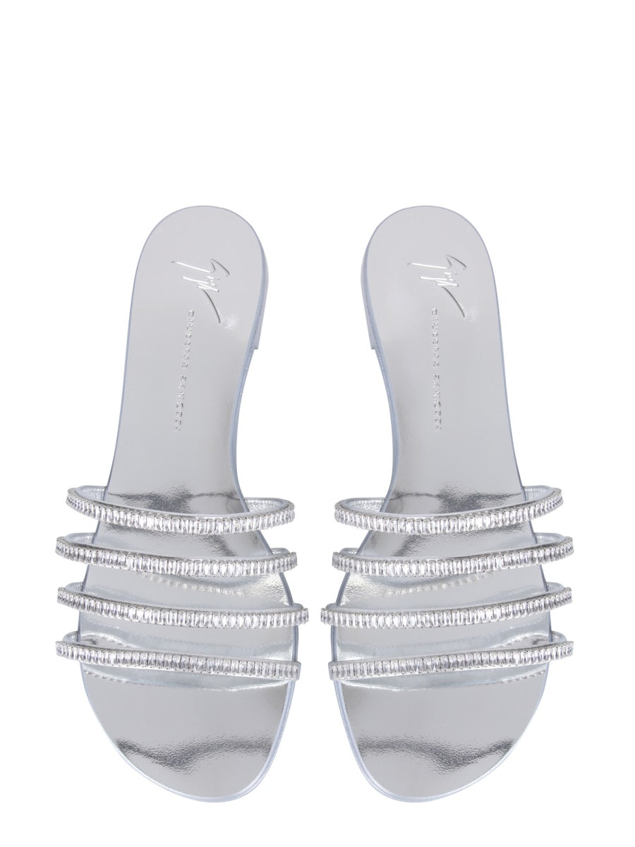 Giuseppe Zanotti Sandals - Silver | Wanan Luxury