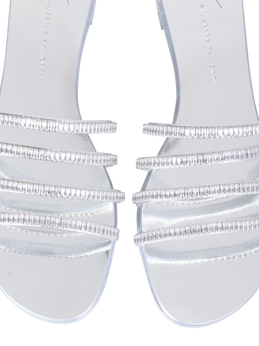 Giuseppe Zanotti Sandals - Silver | Wanan Luxury