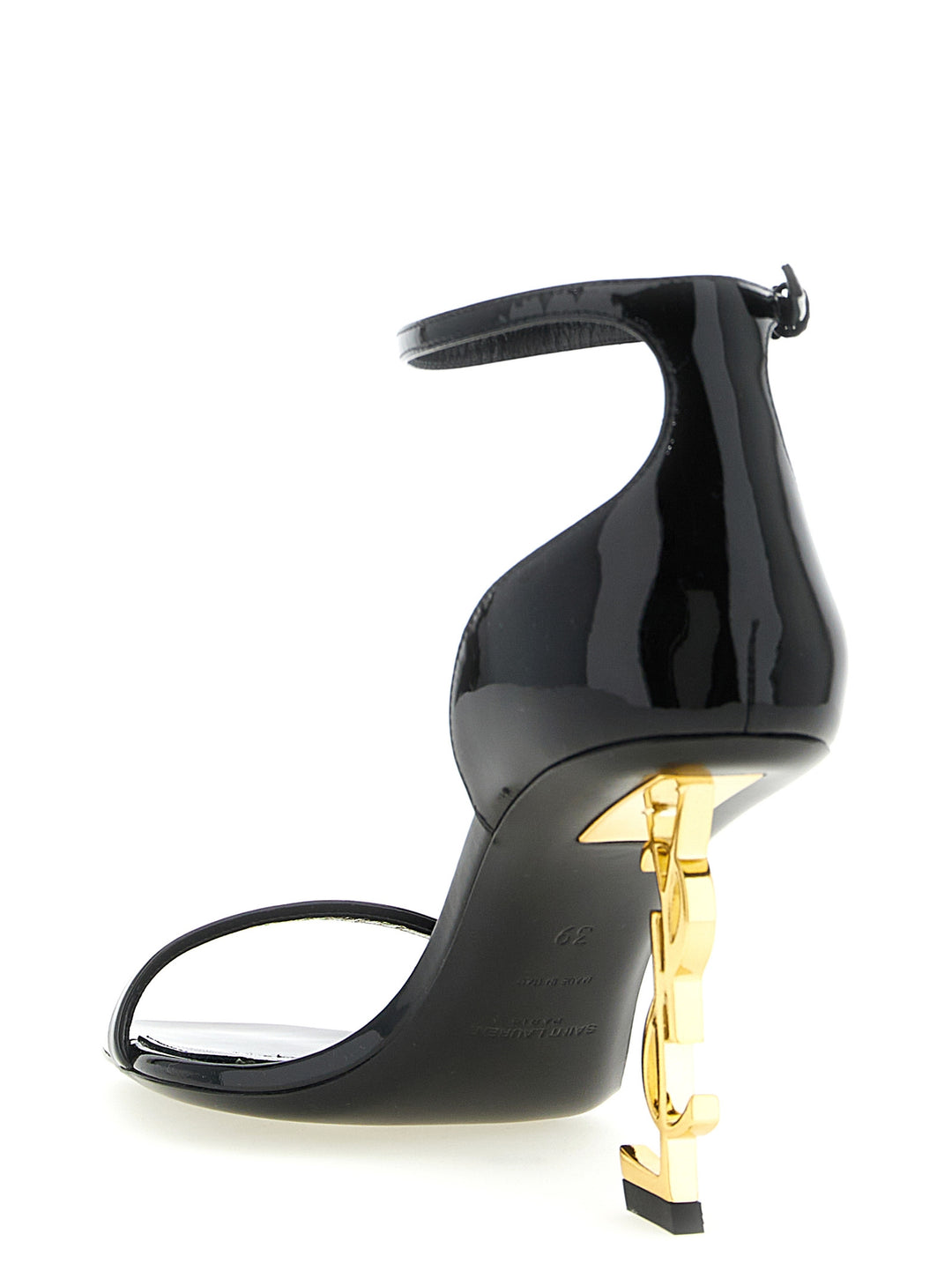 Saint Laurent Opyum Sandals - Black | 4366df4759f95a8abb468110505598818cfb0529