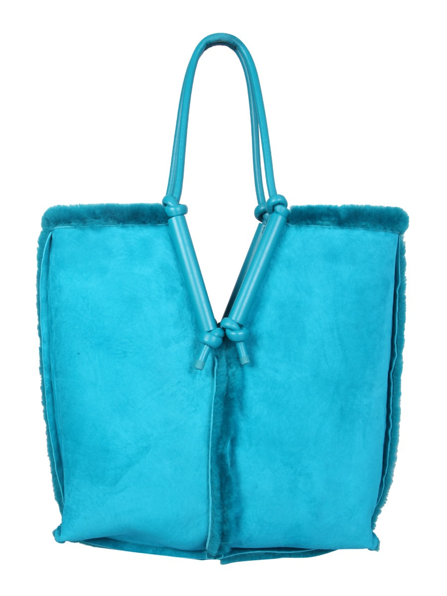 Bottega Veneta Shoulder Bags - Blue | 58797b0aeeba3354cc74e1b997d8b35f8bc17d9a