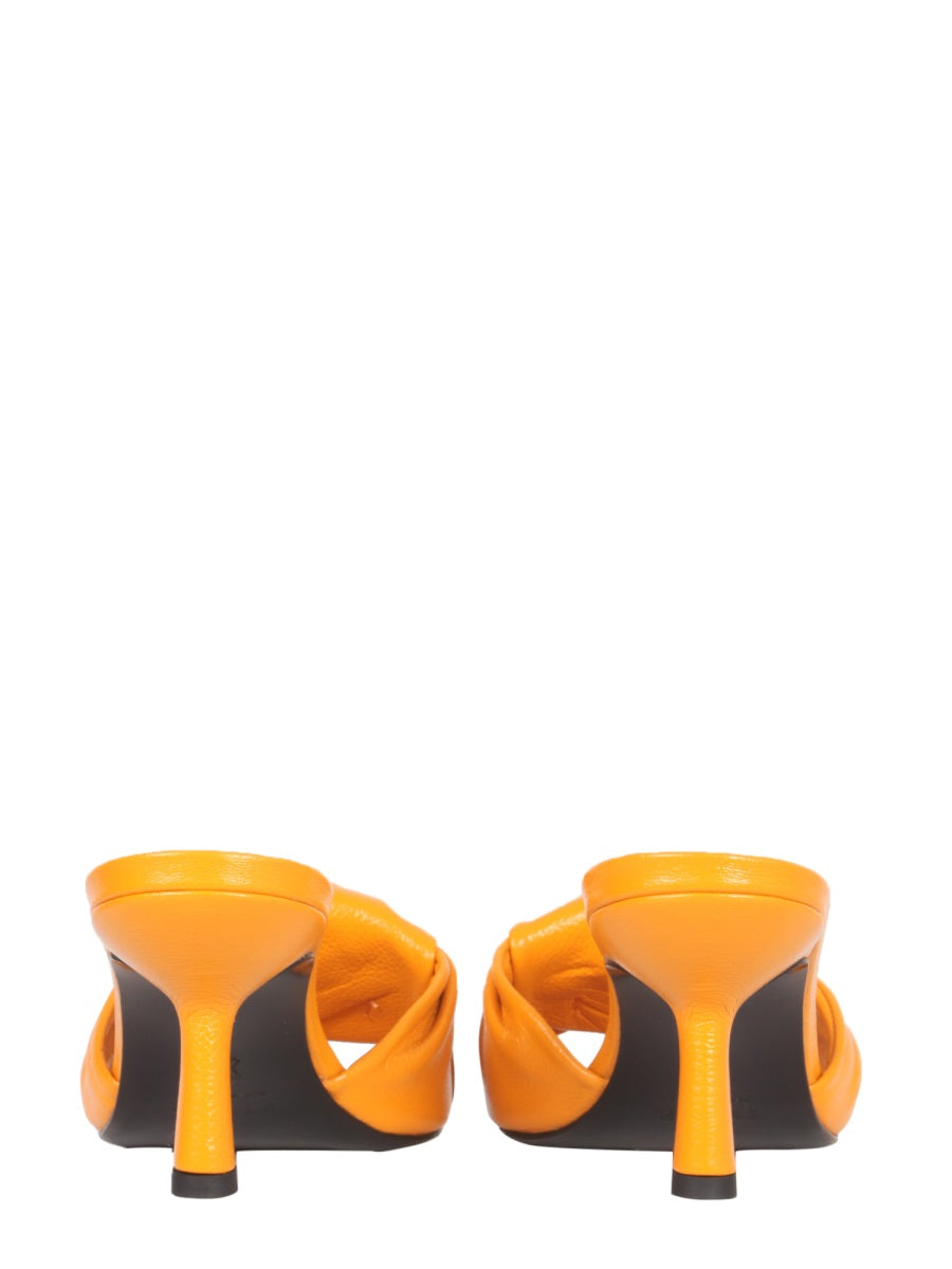 By Far Sandals - Orange | Wanan Luxury