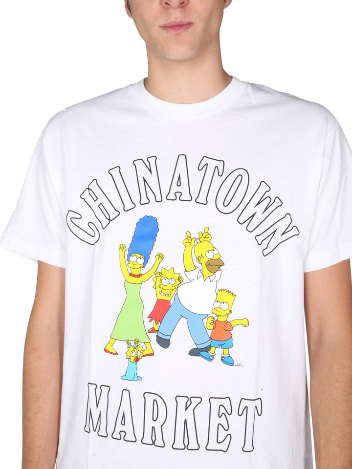 Chinatown Market x The Simpsons T shirts - White | Wanan Luxury