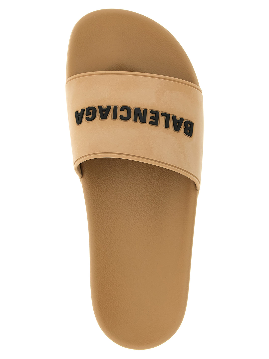 Balenciaga Slide Pool Sandals - Beige | 3ba2ce10e430147ec1d77e32aa110dc321ff993a