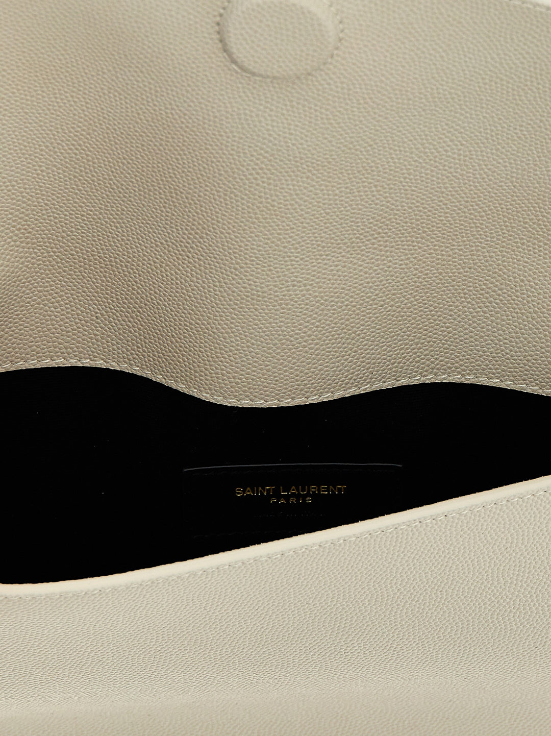 Saint Laurent Uptown Clutch - White | 7d4064056c607780afca03cee20f147b9ca16518