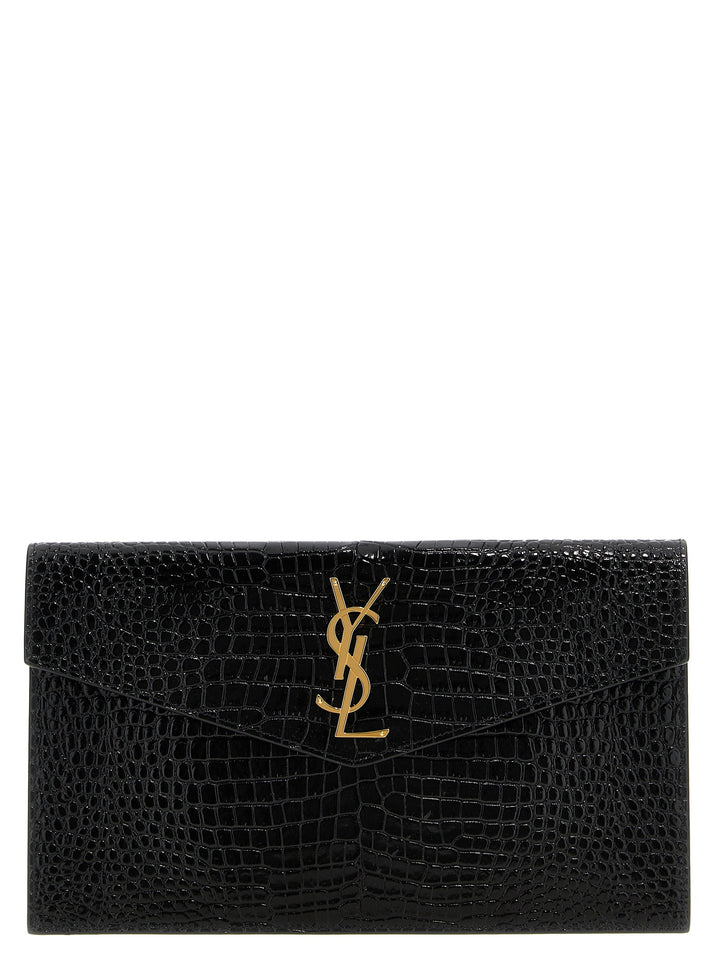 Saint Laurent Uptown Clutch - Black | 02091807aa646b2f55a3ebbe40a3aef01344ba0c