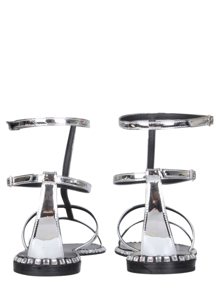 Giuseppe Zanotti Sandals - Silver | Wanan Luxury