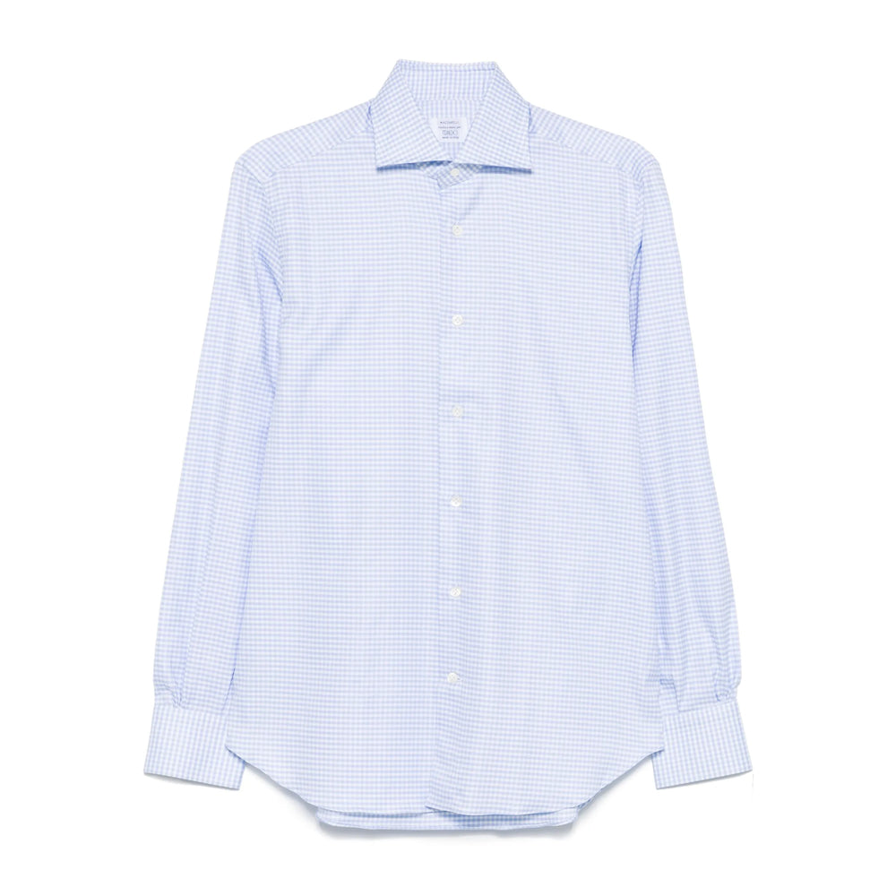 Mazzarelli Shirts - Blue, White | 87cca513969c580b32bf9f38a0e14266477d3df2