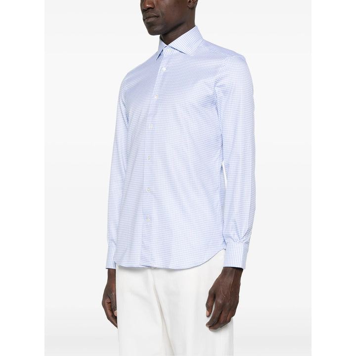 Mazzarelli Shirts - Blue, White | 89a3c26bbc9de66494607d158791452346c9fe8f