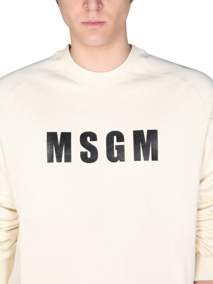 MSGM Sweatshirts - White | Wanan Luxury
