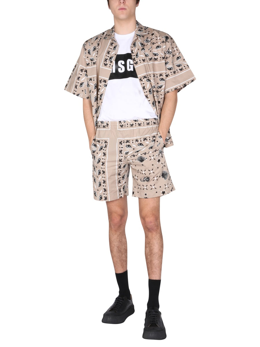 MSGM Shorts - Beige | Wanan Luxury