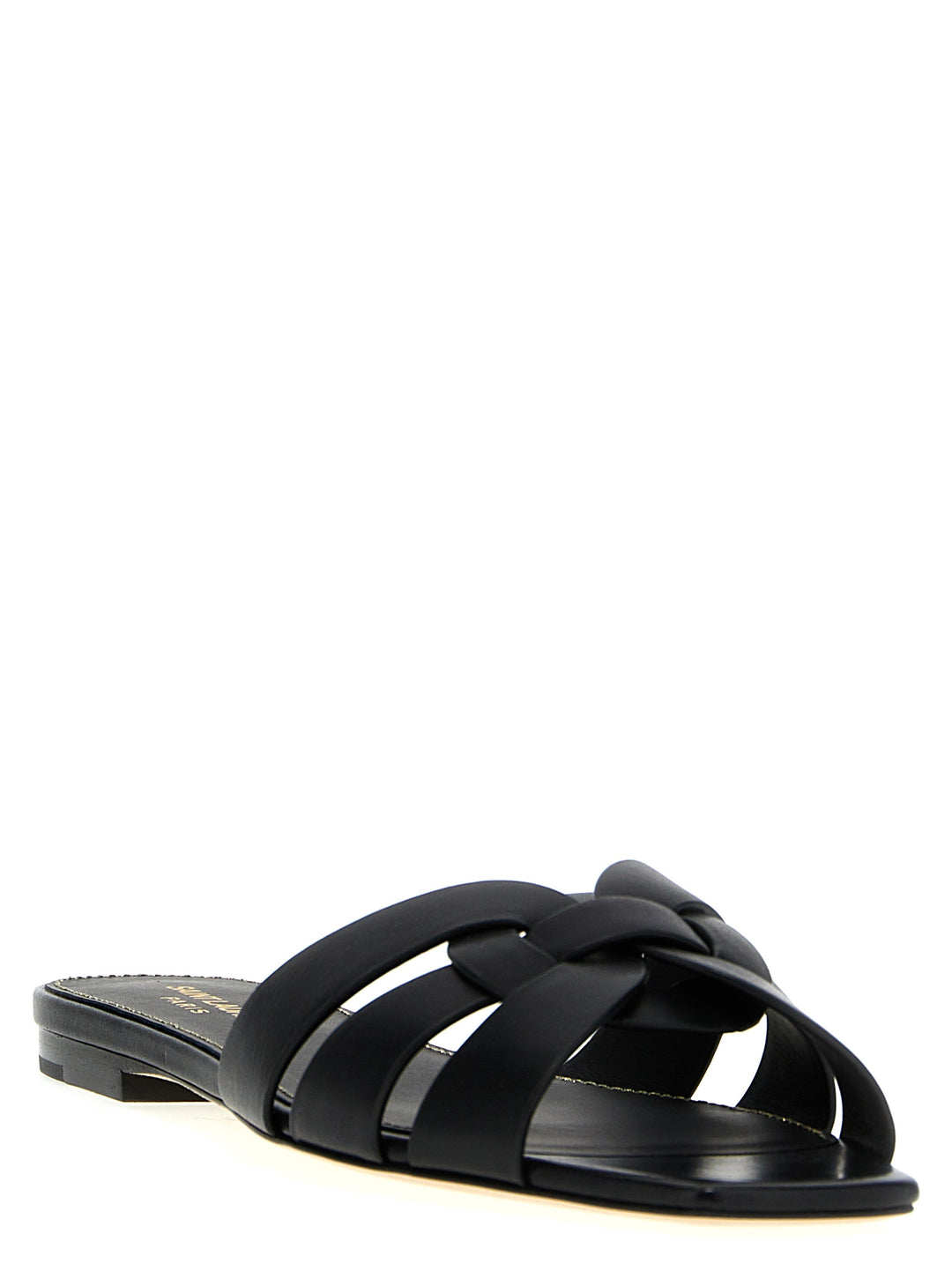 Saint Laurent Tribute Nu Pieds Sandals - Black | 21b863f658cdd06fe637eb94fe37d6f323f7ed3d