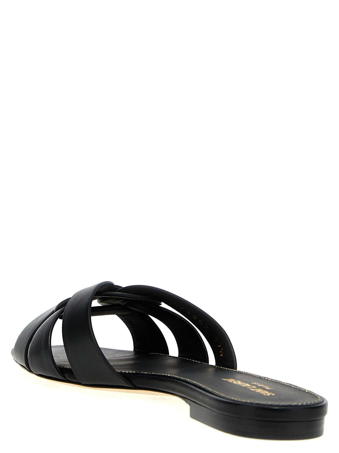 Saint Laurent Tribute Nu Pieds Sandals - Black | 4dbed27c329eec1964565641375892d6ab8d443a