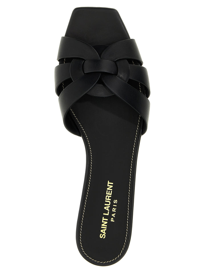 Saint Laurent Tribute Nu Pieds Sandals - Black | c432056143b8ee106a3a6f6ce33319d3160718f0