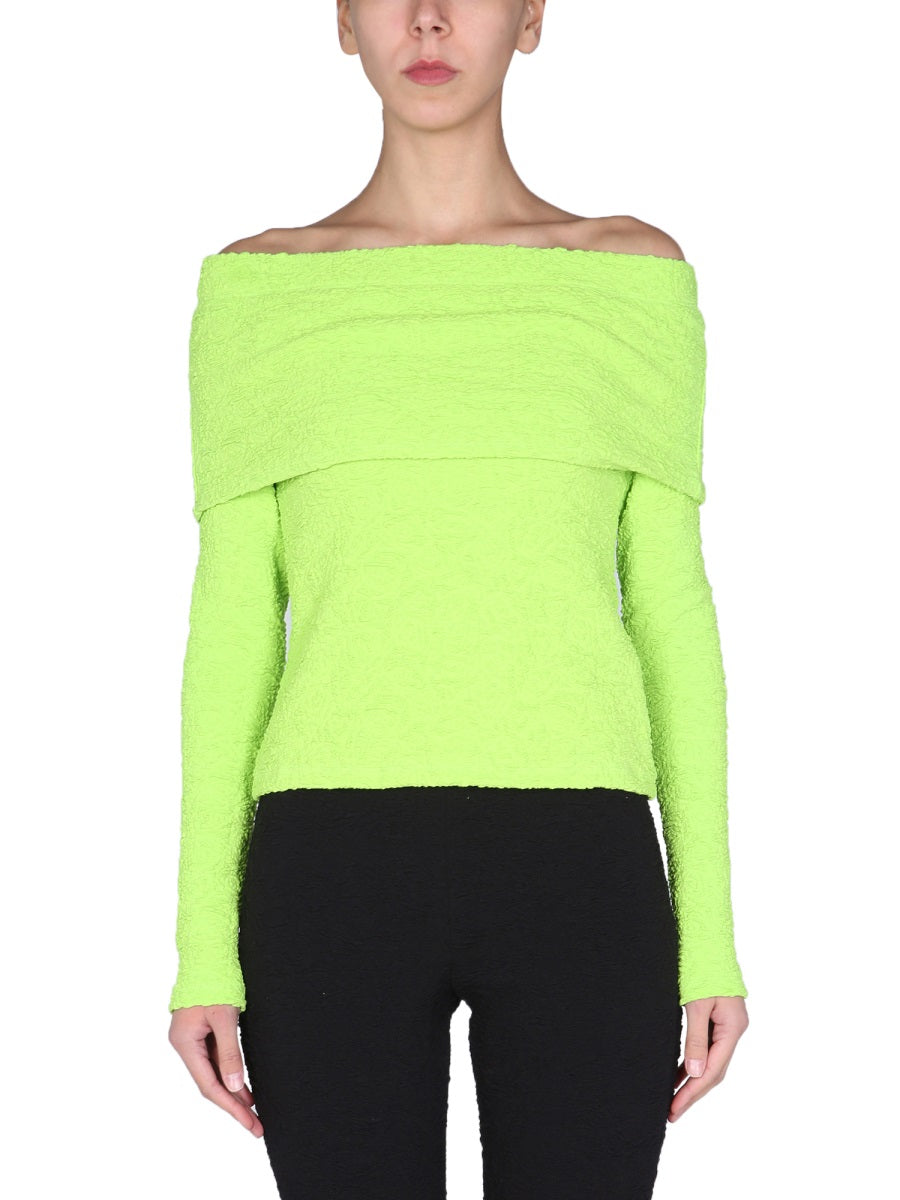 MSGM Tops - Green | Wanan Luxury
