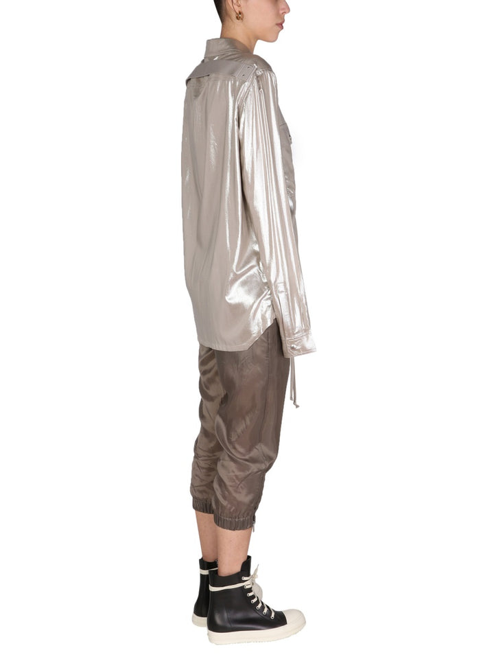 Rick Owens Shirts - Silver | Wanan Luxury