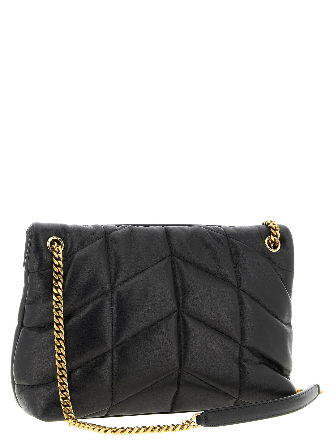 Saint Laurent Loulou Puffer Shoulder Bags - Black | b16ee9e791c7036503821bea8b4a92c9b95e16f4