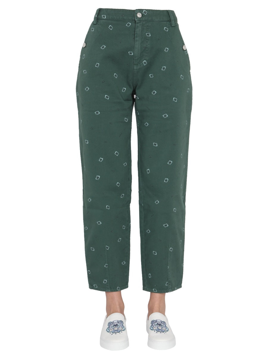 Kenzo Pants - Green | Wanan Luxury
