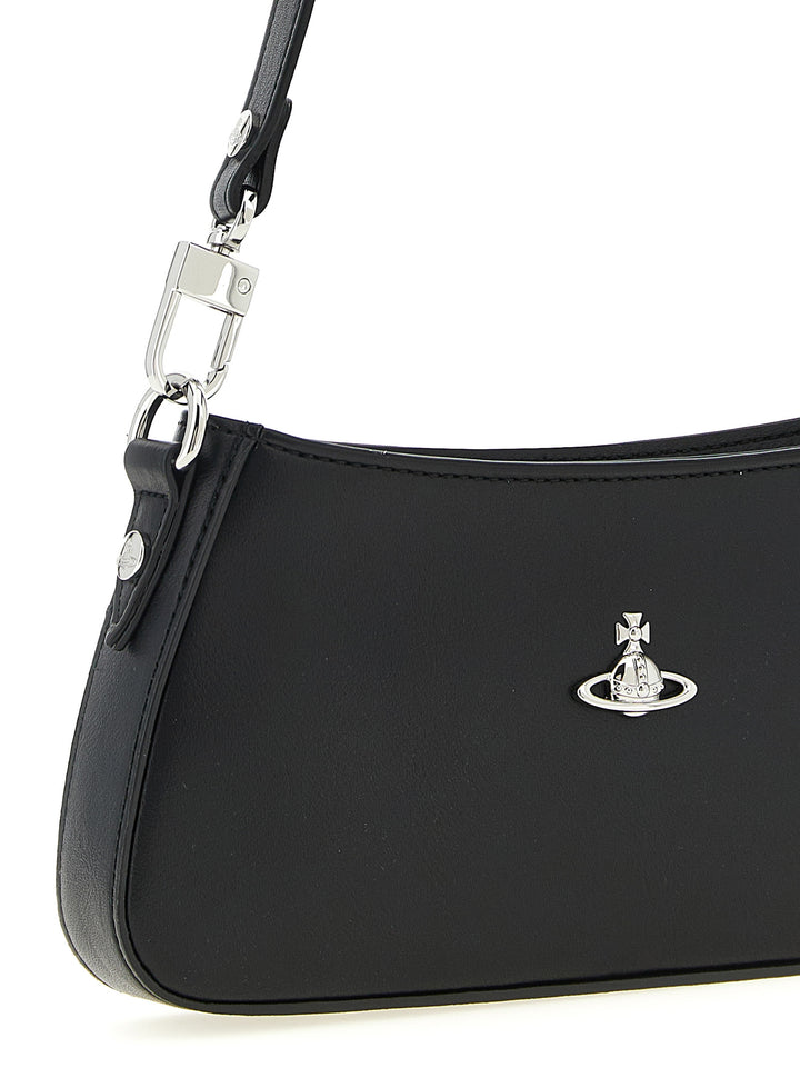 Vivienne Westwood Tasha Shoulder Bags - Black | 35f3214b517f38f49e8739fc608a17bd71caafc5