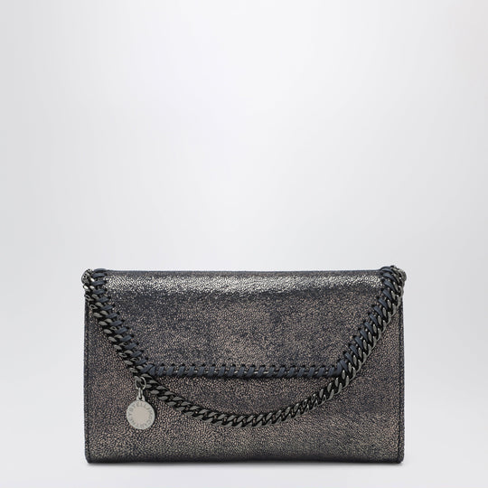 Dark Navy Falabella Chain Wallet