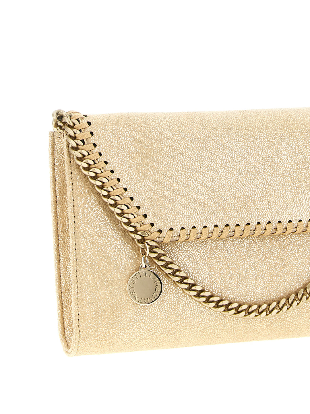Stella Mccartney Falabella Chain Wallet Wallets and Card Holders - Gold | 93bd869580d93608462e4d980e6c653d49d17337