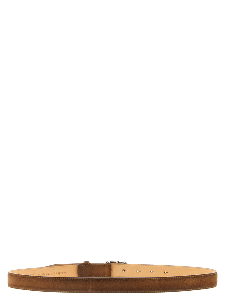 Balenciaga Bb Thin Belt Belts - Brown | 05526f65b33a38153e67cf9045ad9cbcd4b85edd