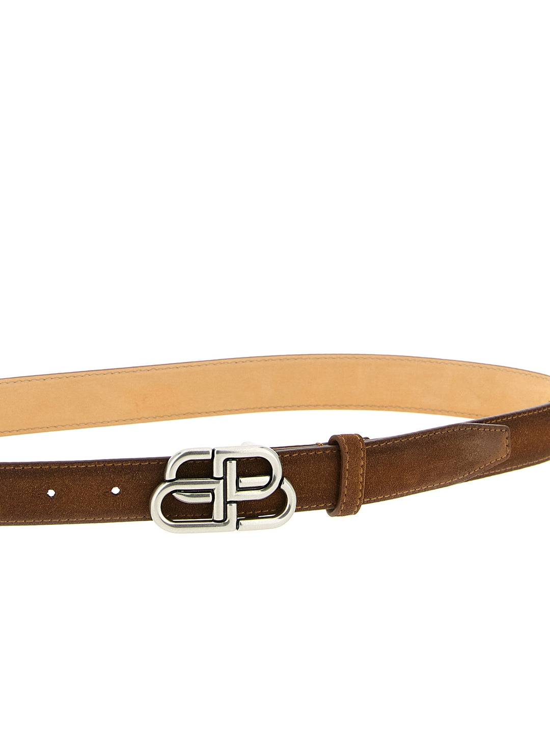 Balenciaga Bb Thin Belt Belts - Brown | 4de0f08251676166e7a2c74bd4f61a306d5cac77