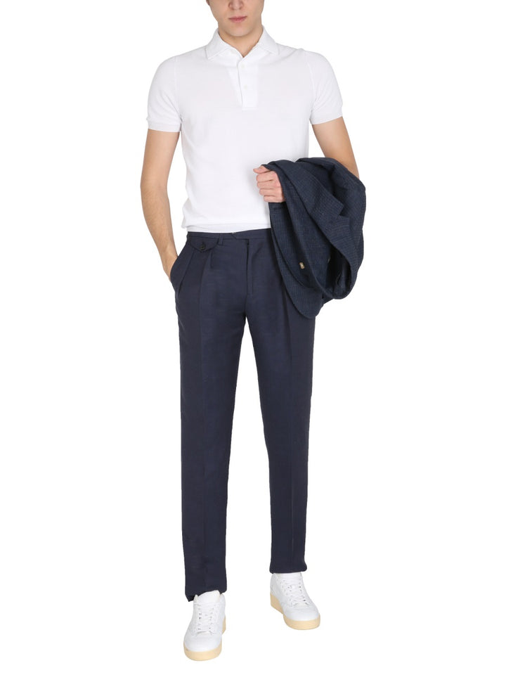 Lardini Pants - Blue | Wanan Luxury