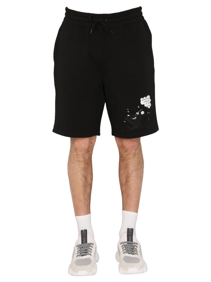 Moschino Shorts - Black | Wanan Luxury