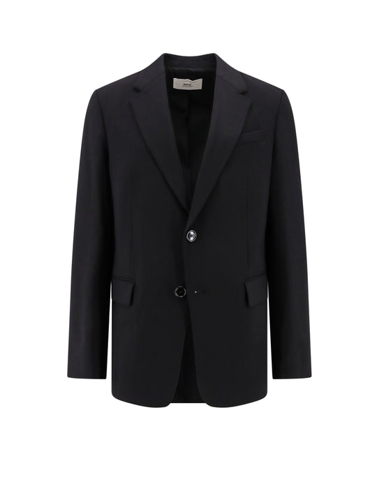 Viscose And Wool Oversice Blazer