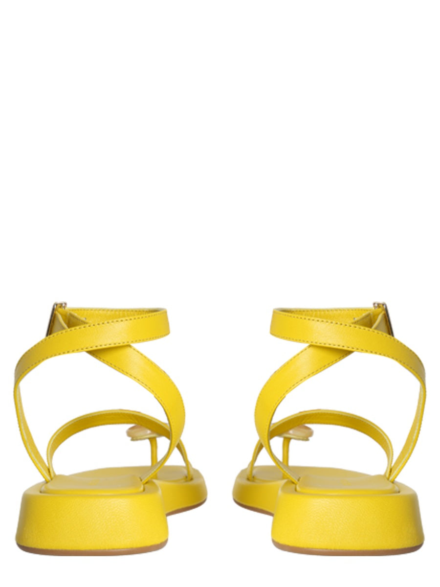 Gia Borghini Sandals - Yellow | 5ffdc3984f184bde663989cbc8b3a326ac824ab4