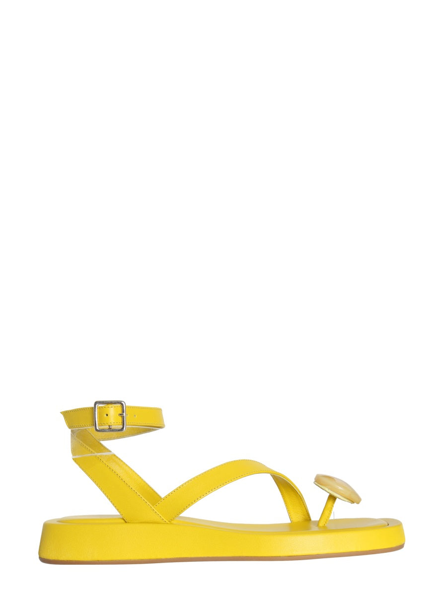 Gia Borghini Sandals - Yellow | 3936f79106dfcf41f7d7dd137f0fdb713dc4aa15