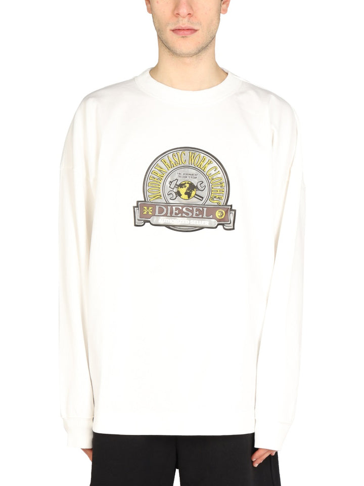 Diesel Sweatshirts - White | Wanan Luxury