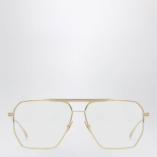 Classic Aviator Sunglasses In Gold Metal