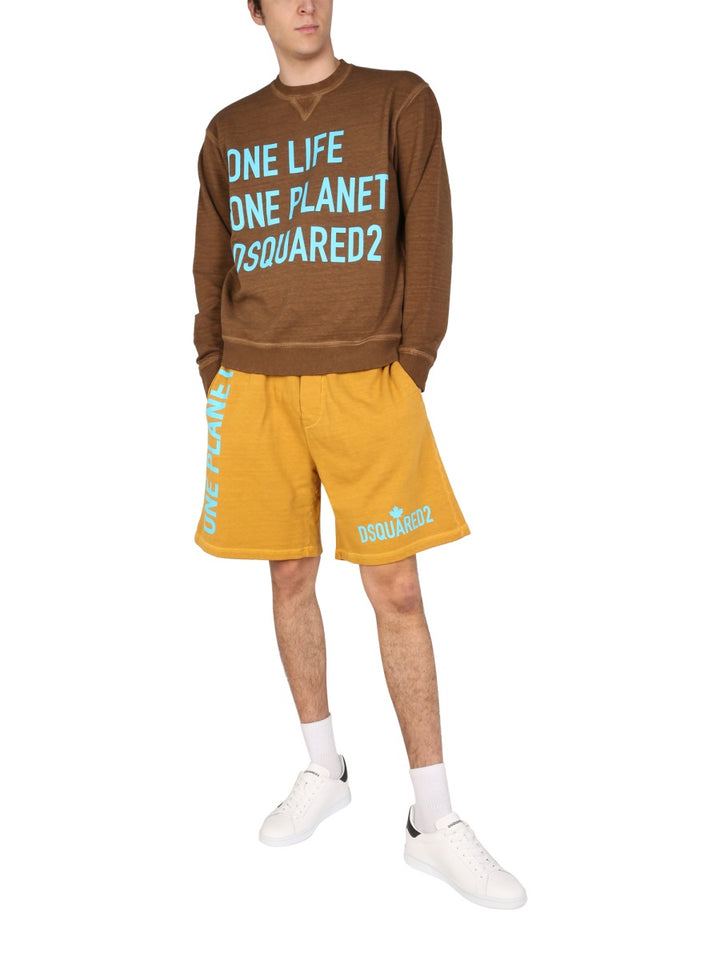 Dsquared2 Sweatshirts - Brown | Wanan Luxury