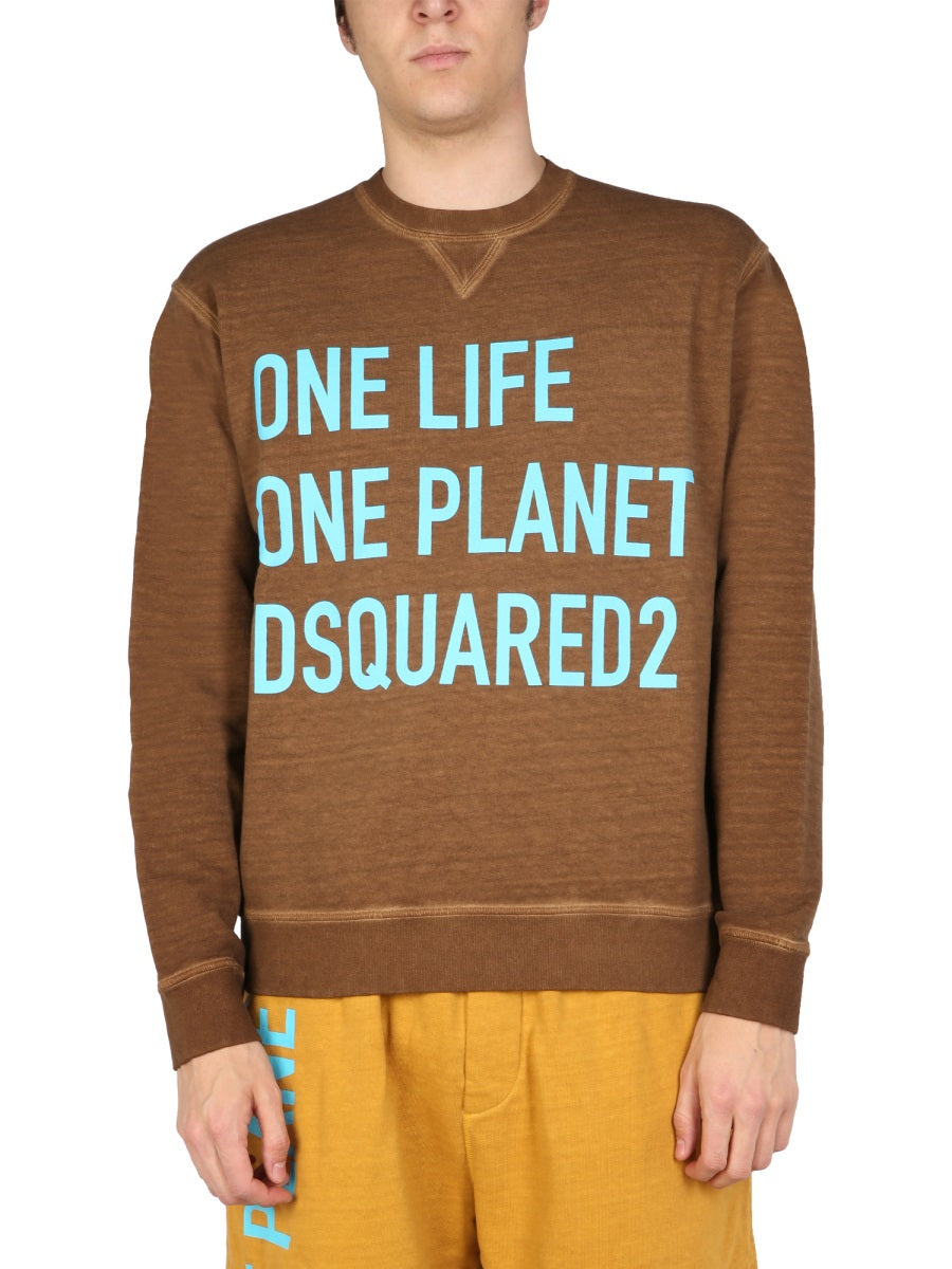 Dsquared2 Sweatshirts - Brown | Wanan Luxury