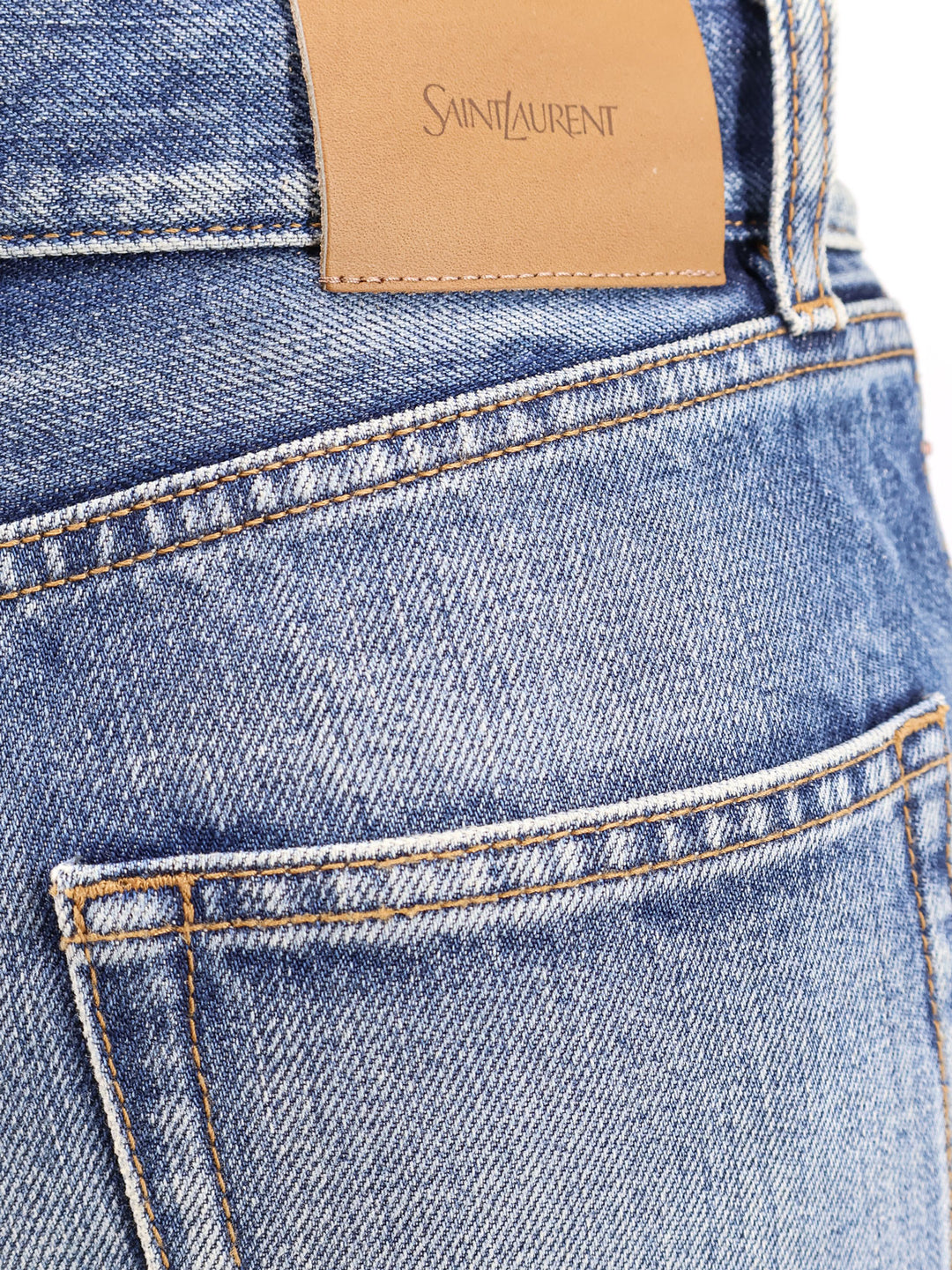 Saint Laurent Jeans - Blue and green | 6d6cbe659fef8dda5adc1348d3bfaa9bda0c80f4