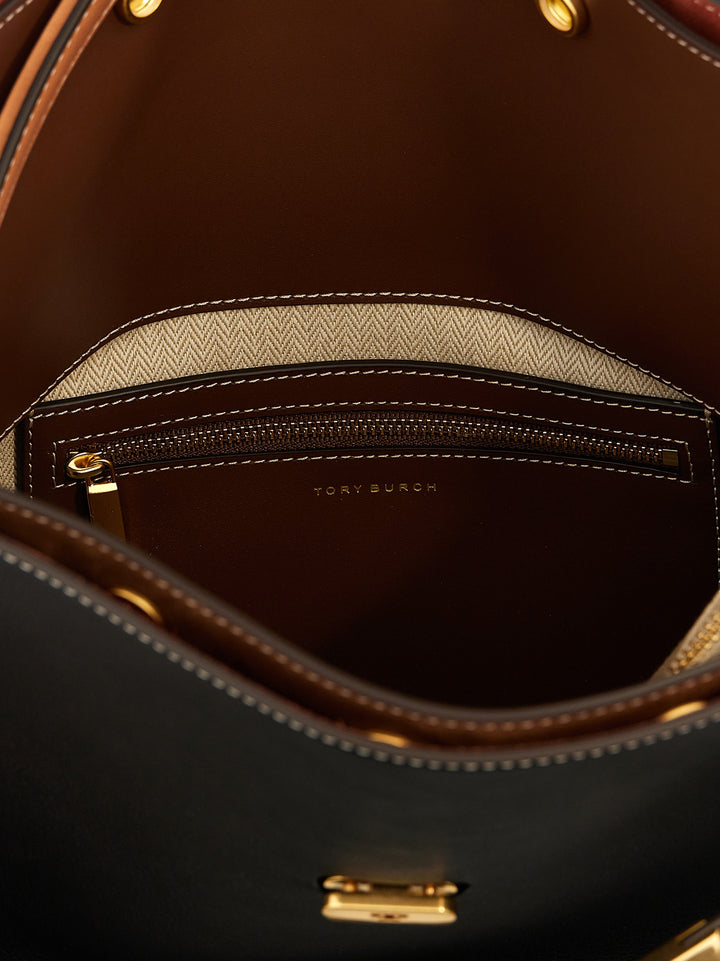 Tory Burch Lee Radziwill Hand Bags - Black | 0162b50bde83c74fc13a976dac6dd692a9914f63