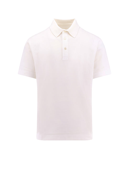 Piqué Cotton Polo Shirt With 4g Embroidery