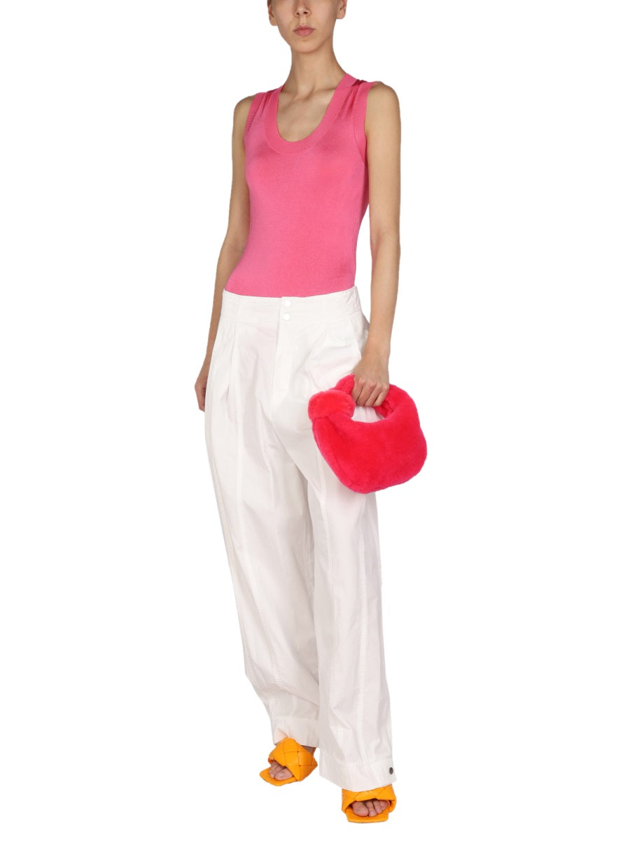 Bottega Veneta Pants - White | fd9a68e4b2b7a6e169972fea636ae06c5d1dad96