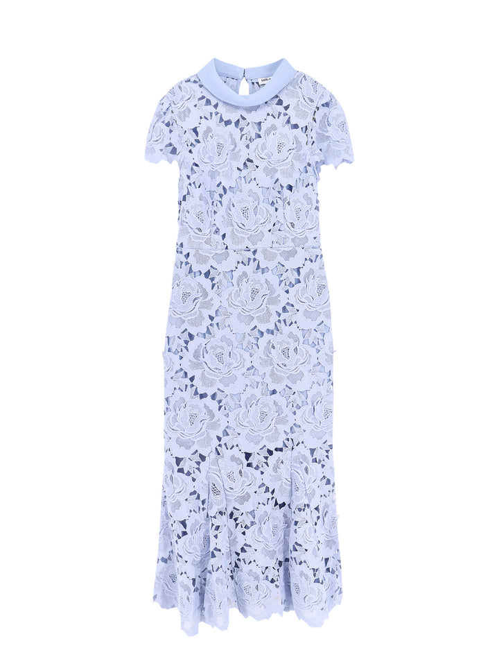 Self Portrait Dresses - Blue and green | 04663f21b0f352d2db2430b5b241285a0e8ff522