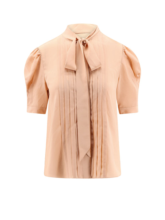 LavallièRe Crepe De Chine Shirt