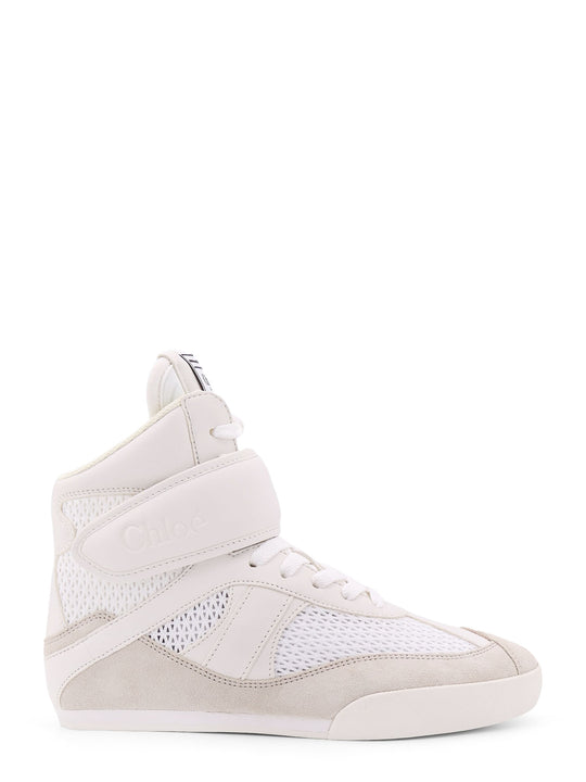Chloé Kick Recycled Mesh, Leather And Suede