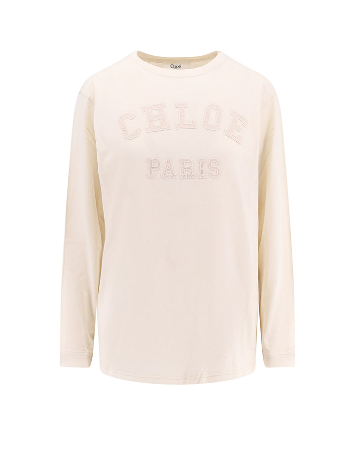 Chloè T-shirts and Polos - Light and natural | 53bb42f4fc2e2a330188a07588e77fe8232a9742