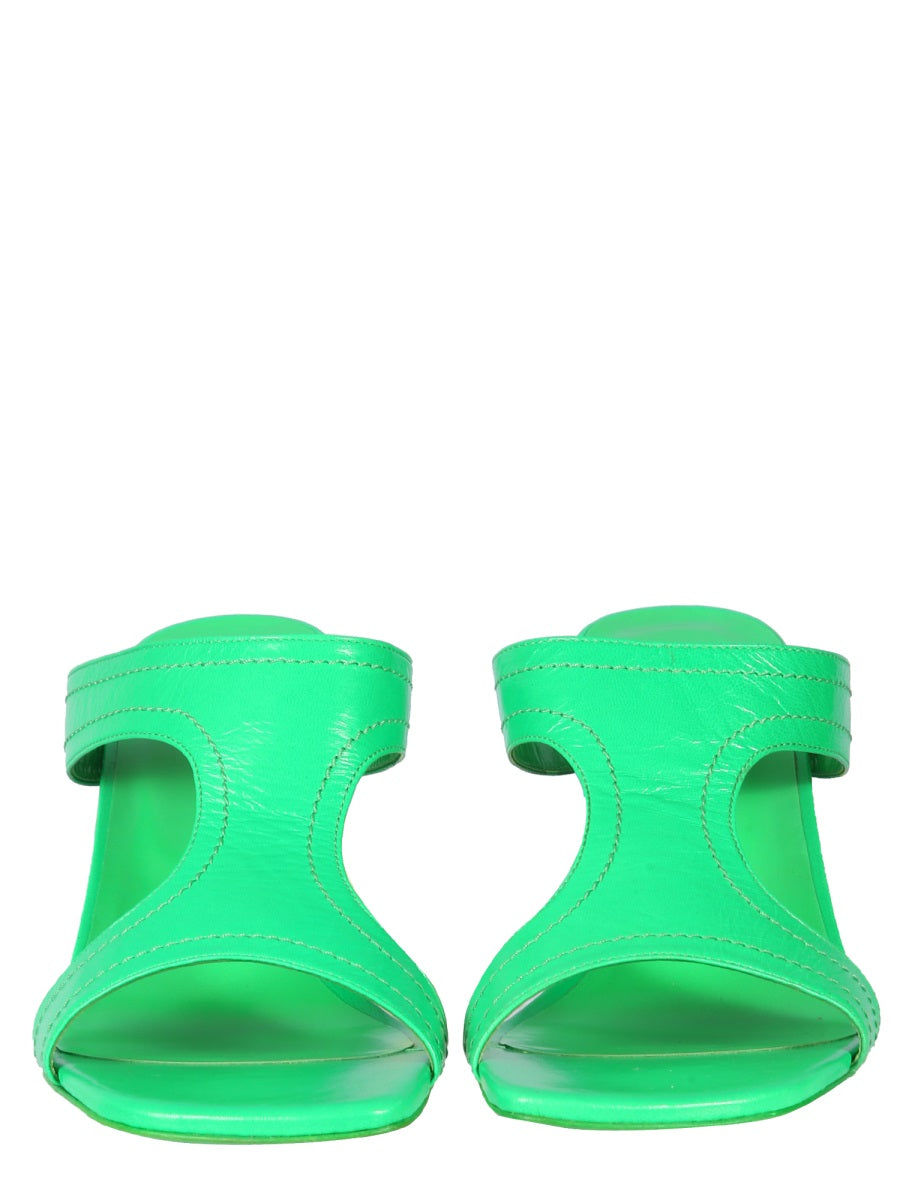 By Far Sandals - Green | Wanan Luxury