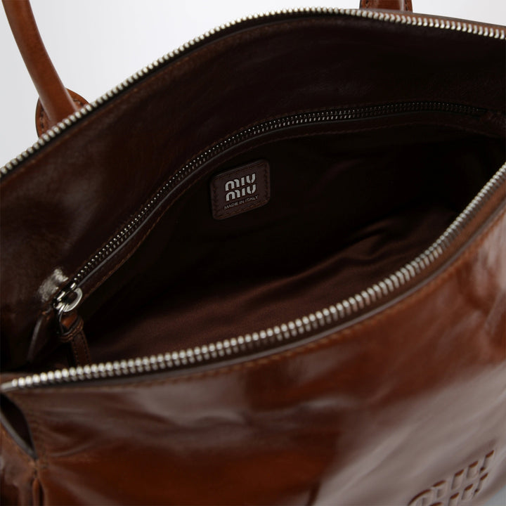 Miu Miu Shirts & Tops - Brown | 12e83a042fef9e76b6ff8d7548157e72bb9520b4