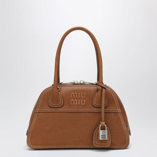 Caramel Vivant Small Nappa Leather Bag