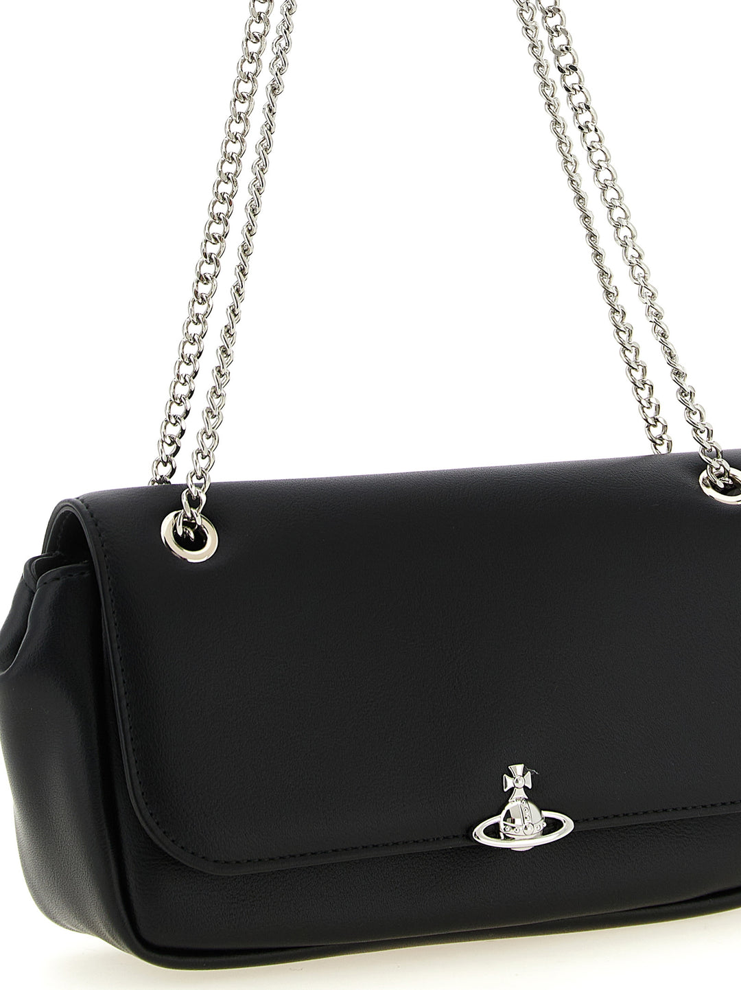 Vivienne Westwood Chain Crossbody Purse Crossbody Bags - Black | ddf4c8409d24a94108301170656ba3e4273be3e6