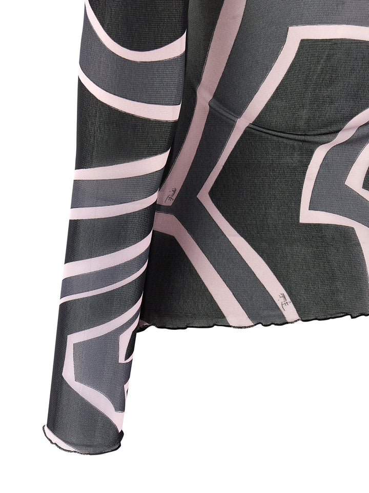 Emilio Pucci Tulle Sweater Sweaters and Cardigans - Multicolor | 2edb47f40218e981d9e31c67a2c117b7f279f215