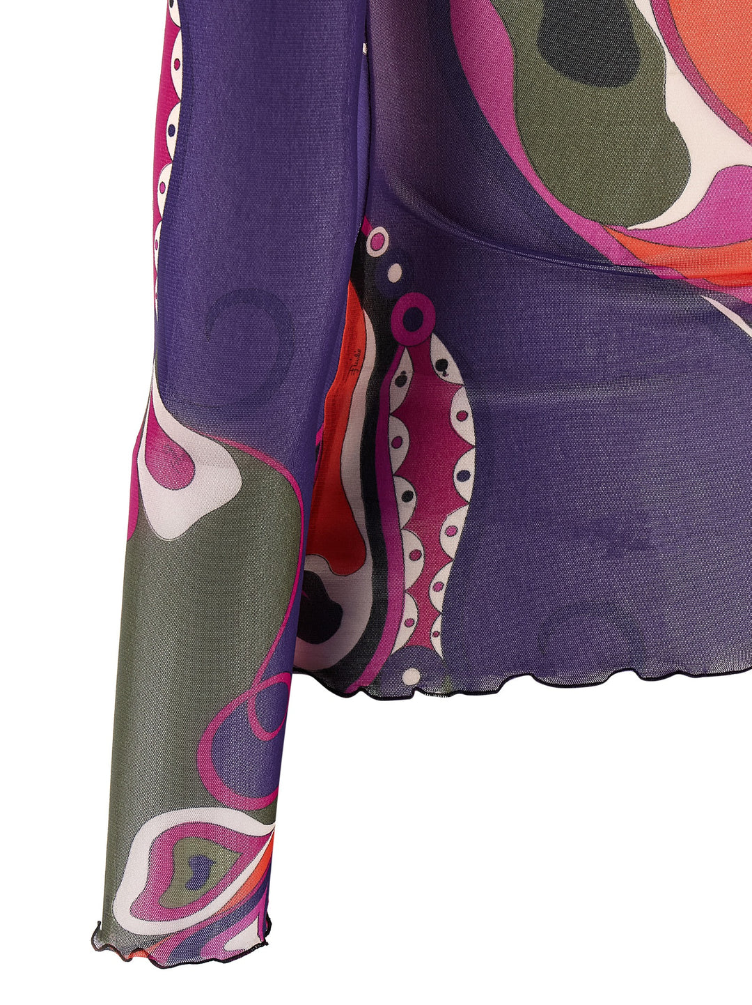 Emilio Pucci Tulle Sweater Sweaters and Cardigans - Multicolor | 2c4f3a16844f2cc26eea96790a35309a8360c103